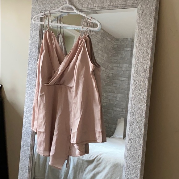 Satin romper dress - Picture 3 of 3